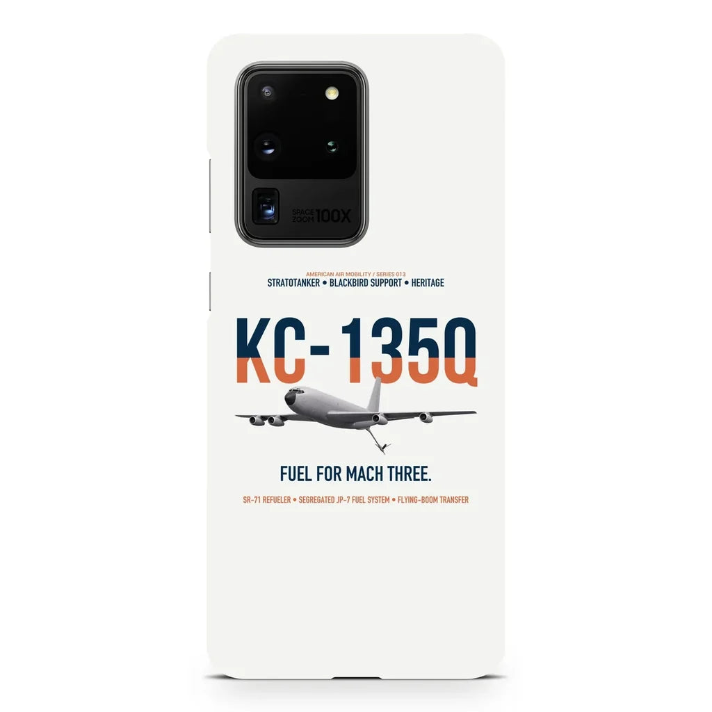 KC-135Q Blackbird Tanker design on samsung case - white