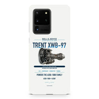 Thumbnail for TRENT XWB-97 design on samsung case - white