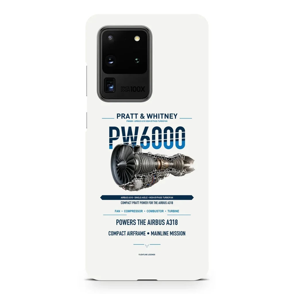 PW6000 design on samsung case - white