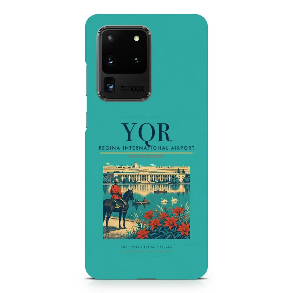 Regina International Airport YQR design on samsung case - turquoise