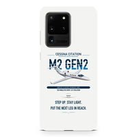 Thumbnail for Cessna Citation M2 Gen2 design on samsung case - white