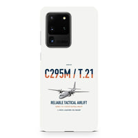 Thumbnail for Airbus C295M T.21 design on samsung case - white