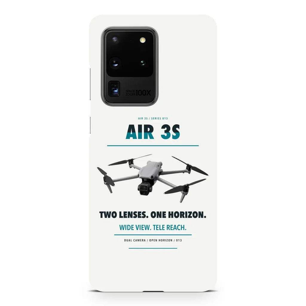 DJI Air 3S design on samsung case - white