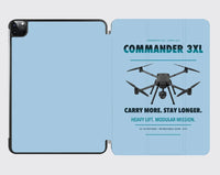 Thumbnail for Draganfly Commander 3XL design on light blue ipad tablet case