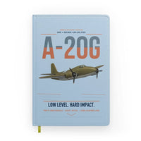 Thumbnail for A-20G Havoc design on light blue notebook