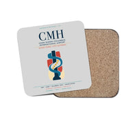 Thumbnail for John Glenn Columbus International Airport (CMH) design on light gray 1 piece coaster