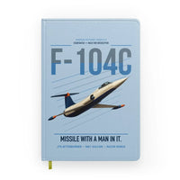 Thumbnail for F-104C Starfighter design on light blue notebook