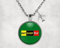 Thumbnail for Eat Sleep Fly Necklace - view 5