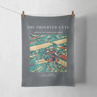 Thumbnail for VINTAGE G4008 - The Observer's Eye - Designed Towels design on gray