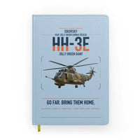 Thumbnail for Sikorsky HH-3E Jolly Green Giant design on light blue notebook
