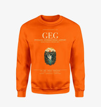 Thumbnail for Spokane International Airport (GEG) design on orange sweatshirt