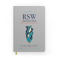 Thumbnail for Southwest Florida International Airport (RSW) design on light gray notebook