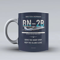 Thumbnail for BN-2B-26 Islander Mug design on dark blue britten norman