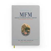 Thumbnail for Macau International Airport (MFM) design on light gray notebook