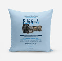 Thumbnail for FJ44-4 design on light blue pillow
