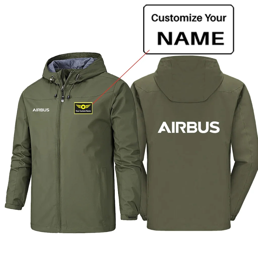 Airbus & Text Rain Jacket - view 5