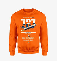 Thumbnail for Boeing 737-800 NG design on orange sweatshirt