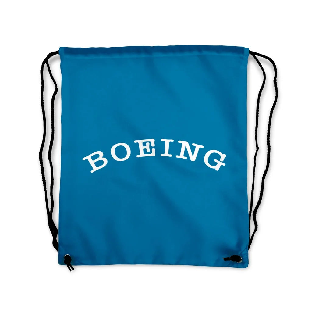 BOEING Text Drawstring Bag - view 5