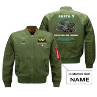 Thumbnail for DJI Avata 2 design on green bomber with custom name badge