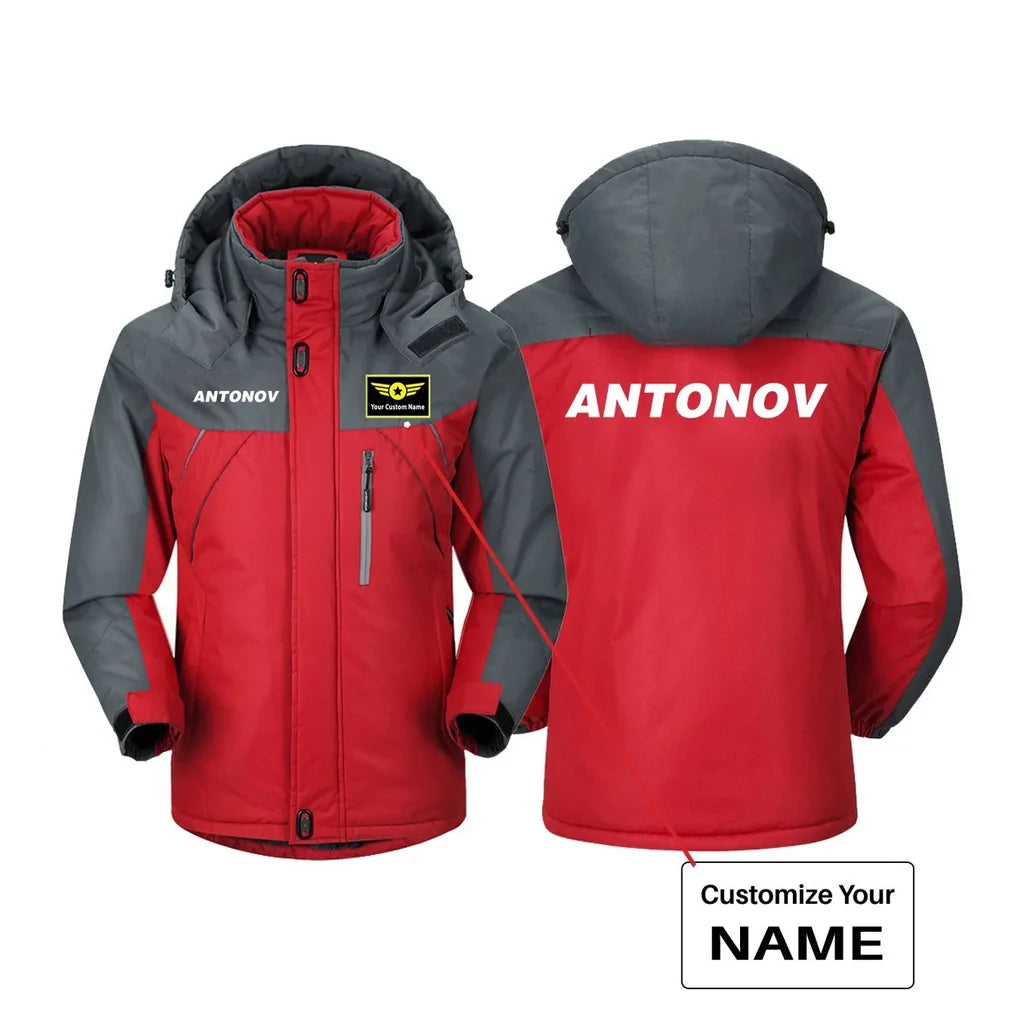 Customisable Antonov & Text Winter Jacket - view 5