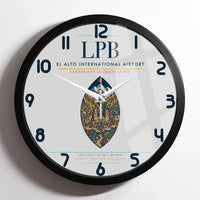 Thumbnail for El Alto International Airport LPB Wall-Clock Framed - Light Gray