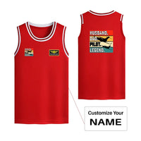 Thumbnail for Customisable Husband & Dad & Pilot Basketball Print - view 5