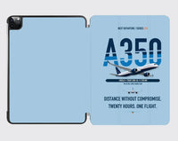 Thumbnail for Airbus A350-900ULR design on light blue ipad tablet case