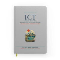 Thumbnail for Wichita Dwight D. Eisenhower National Airport (ICT) design on light gray notebook