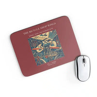 Thumbnail for VINTAGE G4323 - The Bicycle Shop Wings - Designed Mouse Pads design on darkred rectangle