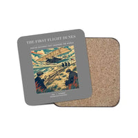 Thumbnail for The First Flight Dunes - Designed Coasters design on gray 1-piece