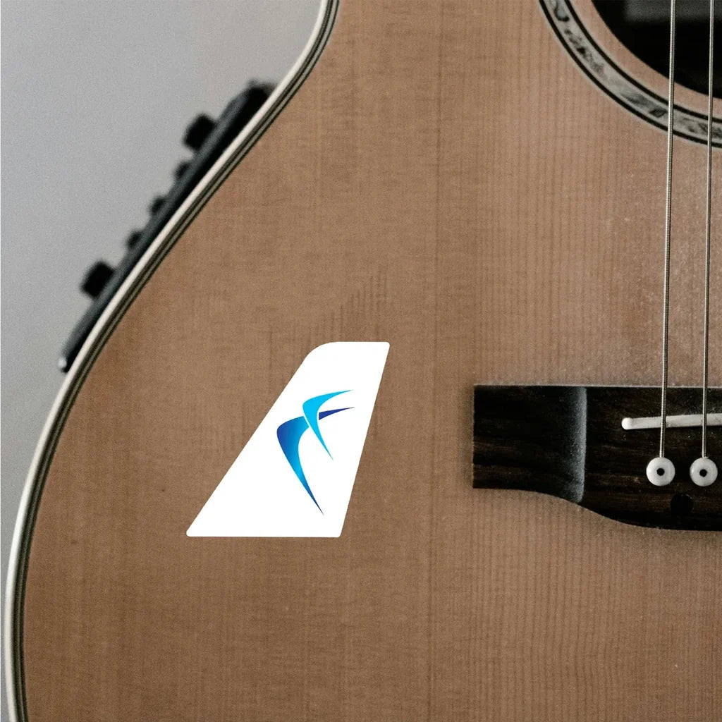 Customisable Blue Air Sticker - view 5