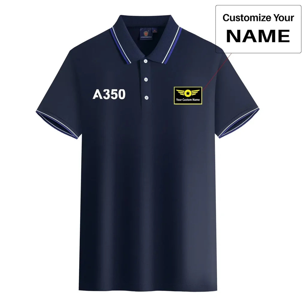 Customisable Airbus A350 Polo Shirt - view 5