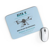 Thumbnail for Freefly Alta X design on light blue rectangle mouse pad