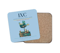 Thumbnail for Shaheed Bhagat Singh International Airport (IXC) design on light blue 1 piece coaster