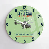 Thumbnail for Airbus Helicopters H145M LUH SOF design on light green no frame wall clock