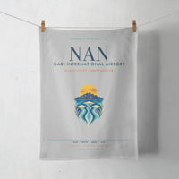 Thumbnail for Nadi International Airport (NAN) design on light gray towel