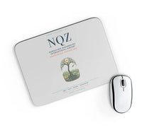 Thumbnail for Nursultan Nazarbayev International Airport Astana (NQZ) design on light gray rectangle mouse pad