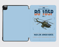 Thumbnail for MBB BO 105P PAH-1 design on light blue ipad tablet case