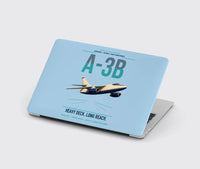 Thumbnail for A-3B Skywarrior design on light blue MacBook case