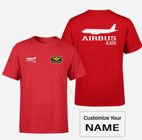 Thumbnail for Customisable Airbus A320 T-Shirt - view 5