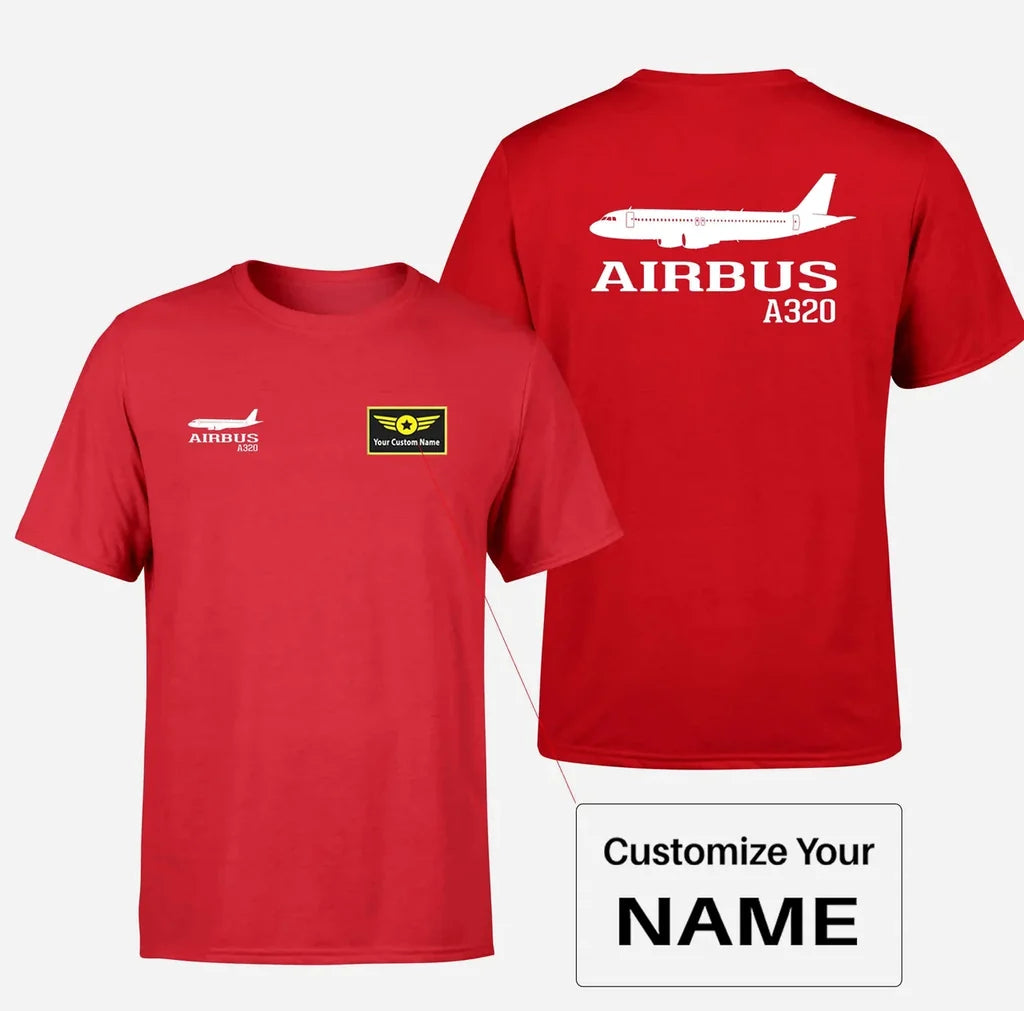 Customisable Airbus A320 T-Shirt - view 5