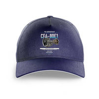 Thumbnail for CF6-80E1 design on dark blue printed hat