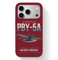 Thumbnail for PBY-5A Catalina design on dark red magsafe iphone case, for iPhone 17 Pro
