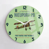 Thumbnail for Nieuport 28C.1 design on light green no frame wall clock