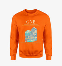 Thumbnail for Grenoble-Isère Airport (GNB) design on orange sweatshirt