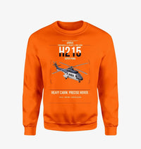 Thumbnail for Airbus H215 design on orange sweatshirt