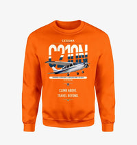Thumbnail for Cessna T210N Centurion design on orange sweatshirt