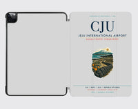 Thumbnail for Jeju International Airport (CJU) design on light gray ipad tablet case