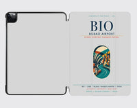 Thumbnail for Bilbao Airport (BIO) design on light gray ipad tablet case