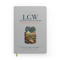 Thumbnail for London Gatwick Airport (LGW) design on light gray notebook